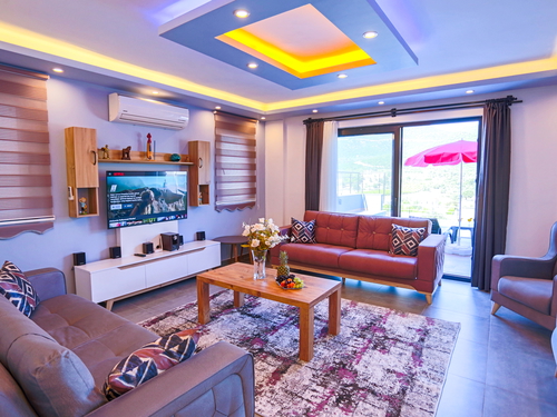  gece  -  Kasım
  | Kaş Bayındır'da Doğa Manzaralı, Korunaklı Muhafazakar Villa